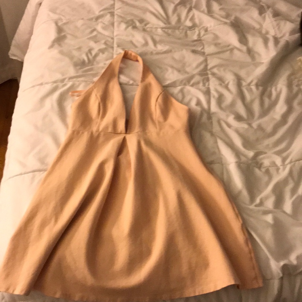 Urban Outfitters Sn Ponte Halter Fit &Flare dress